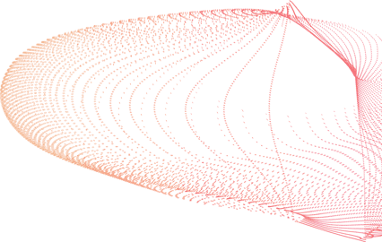 Pattern bulbus pink orange