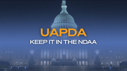Keep the uapda in the ndaa sb