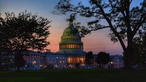 US Capitol sunset